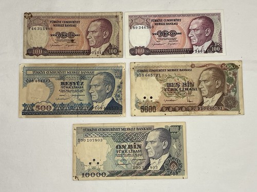 Lot billets turquie - lot, –
