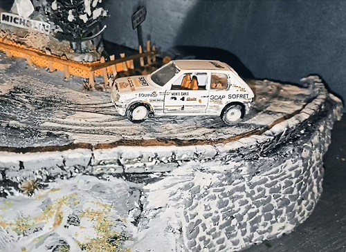 Diorama rallye monte - diorama,
