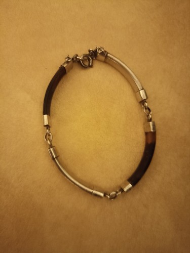 Ancien bracelet argent massif - ancien,