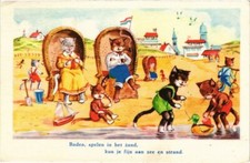 PC CATS BADEN, SPELEN IN HET ZAND, KUN JE FIJN AAN ZEE EN STRAND (a2013)