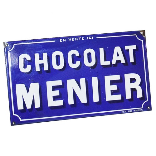 Ancienne plaque émaillée