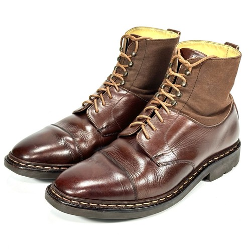 Heschung cap toe boots brown - cap,