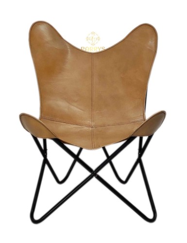 Chaise papillon cuir de - chaise,