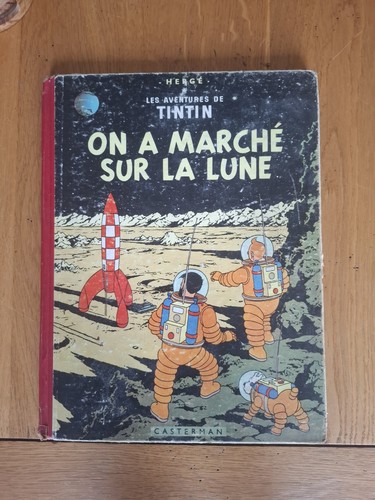 Tintin marché sur la - tintin, on