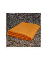 Couverture ORANGE en Laine et