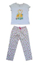 Pyjama imprime multicolore. Girafe. Papillon. Tigre. Oiseau. Etam. Taille M