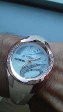 Calypso-festina K5598/1 Cream & Diamonds Vintage Montre NOS Fond Horl