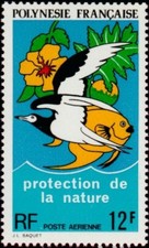 Timbre Polynésie PA 82** neuf sans charnière