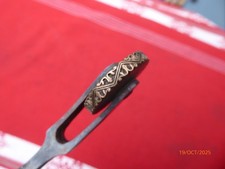 grande roulette de relieur reliure  outil ancien fer à dorer  n°14