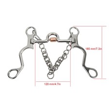 Mors Pelham Robuste En Acier