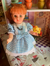 poupee marie mode et travaux neu belle chevelure rousse yeux magnifique vert ble