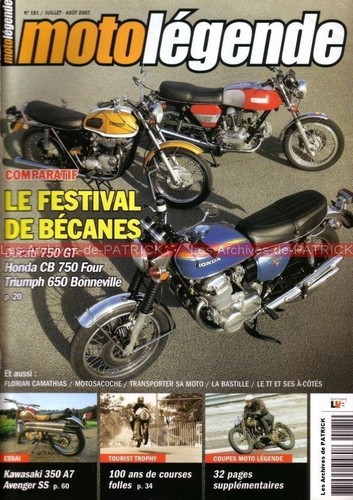 Moto legende 181 kawasaki 350 - moto,