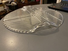 plateau en verre poignées