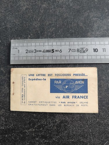 Carnet étiquette air france - carnet,