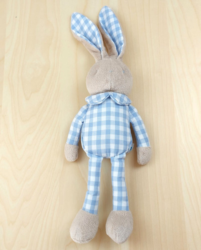 Doudou peluche lapin - , vichy