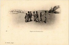 CPA AK ALGERIA Geiser 43 Negros de Tombouctou (769609)