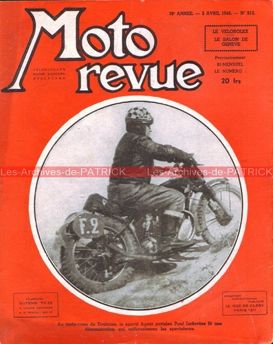 Moto revue 913 moteur - revue,