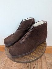 Chaussure d'hiver bottillon fourré vintage, P 37 en peau retourné laine vanguard