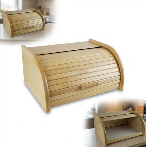 Boîte pain bois hêtre - boîte,