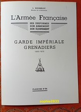 Planche Rousselot /1ère édition/N°104/Garde Impériale, Grenadiers 1860-1870
