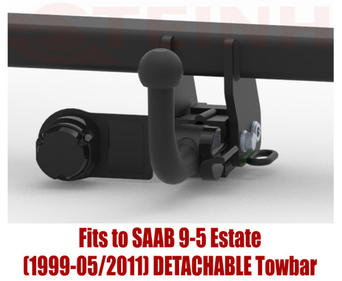 Attelage amovible pour saab - amovible,