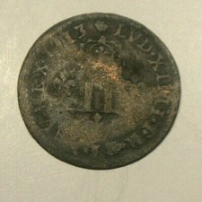 LOUIS XIV RARE RARE XV DENIERS