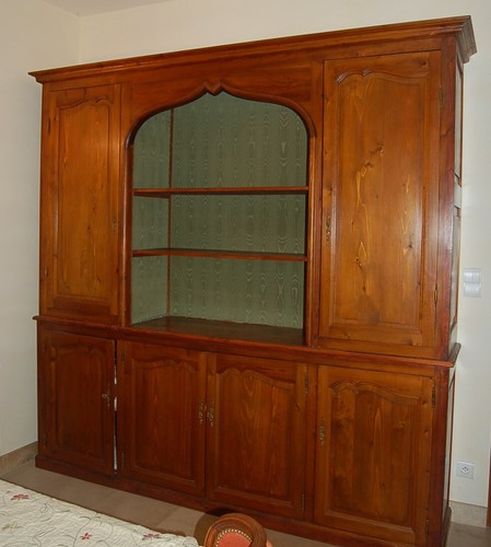 Bibliothèque bois pin massif - bois,