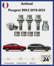 Ecrous antivol de roues Peugeot 508 II dès 2018