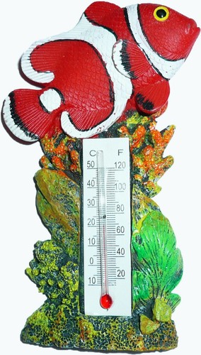 Aimant thermomètre figurine