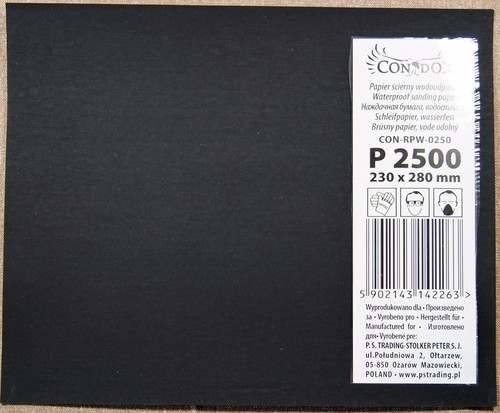 Papier abrasif imperméable - papier,