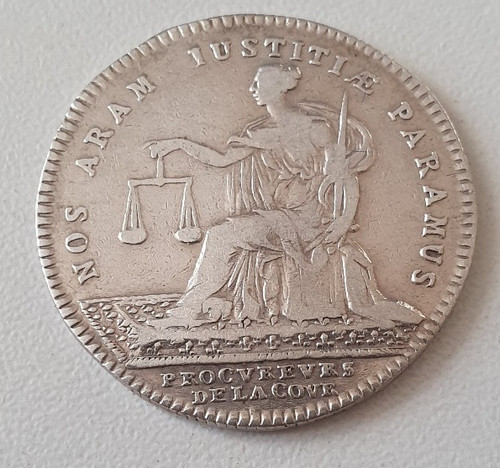 Jeton justice louis xiv - de,