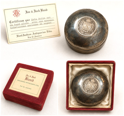 Antique 1888 brazilian silver - brazilian,