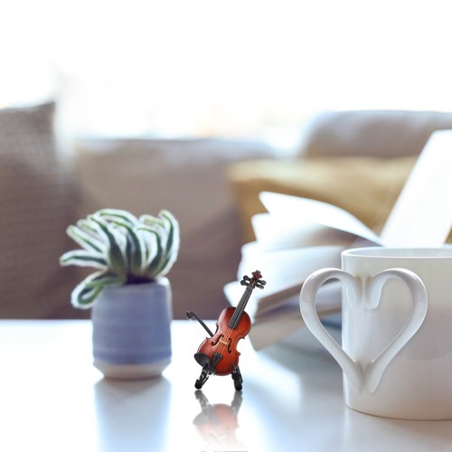 Ornements violon bois mini - de,