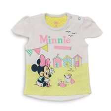 T-Shirt Bébé Disney MINNIE MOUSE En Coton Fille Manches Courtes 4005