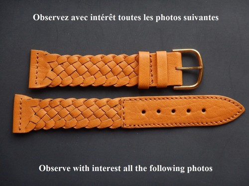 Bracelet tressé veau - bracelet,