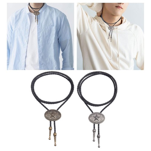 Western vintage bolo tie - western,