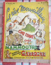 1940 vica ringard Le rêve merveilleux Madame cinq tonnes chez les mammouths 1940