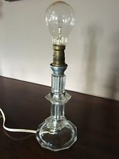 PIED DE LAMPE EN VERRE  CHEVET