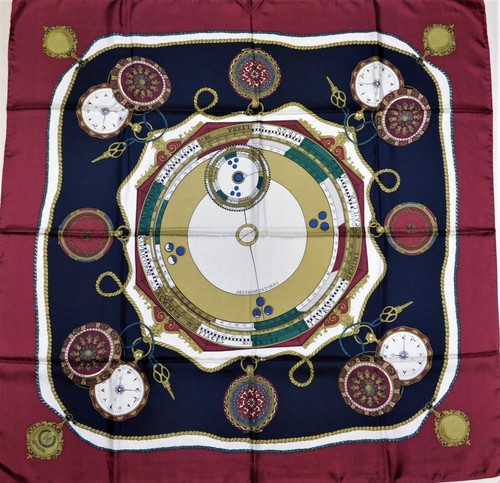 Foulard vintage soie 100 - foulard,