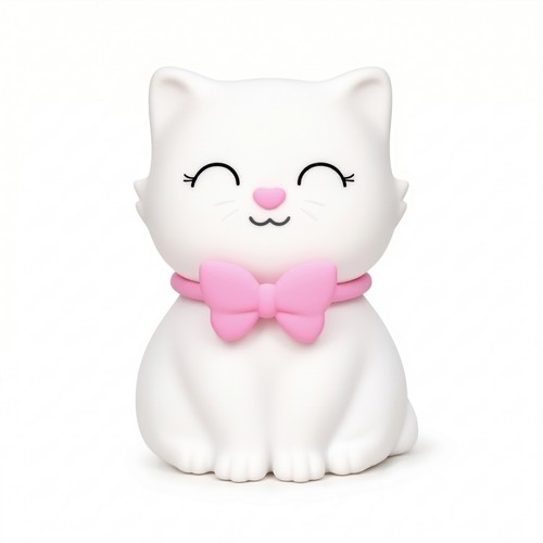 Veilleuse chat silicone - chat, en