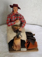 Doll Handmade Santon ancien Provence habillé Homme cordonnier