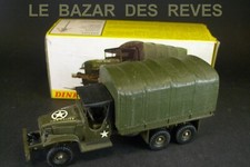DINKY TOYS FRANCE.  GMC Bâché.   REF:  809. + Boite.