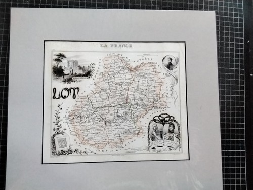 Carte ancienne migeon - carte,