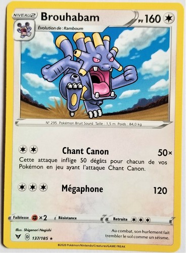 Carte pokemon brouhabam - carte,
