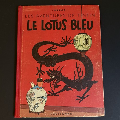 Album tintin lotus bleu - le,