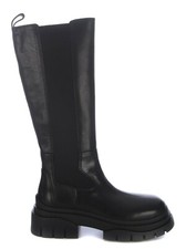 Ash - Bottes Femme Beatles Cuir Noir