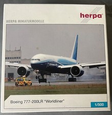 Herpa 1/500 - 506755 BOEING 777-200LR « Worldliner » - NEUF