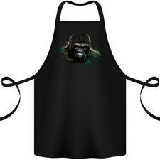 Tête D'un Gorille Tablier En Coton 100% Biologique