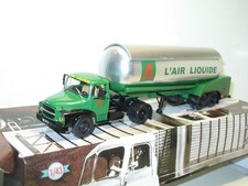 UNIC SAVERN citerne l'air liquide, camion semi remorque d'exeption 1:43 altaya