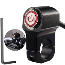 1 Pièce 12v moto ATV 22mm 7/8
